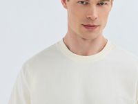 Базовая футболка с необработанным краем, Белый