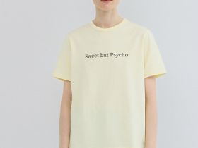 Футболка с принтом, Желтый