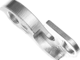 Держатель заднего переключателя "петух" Meta №16 фрезерованный (серебристый)