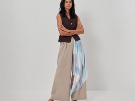 Платок шейный Divina, голубой I