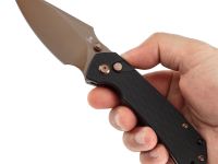 Складной нож Tenable Fenrir, сталь 14C28N, рукоять G10, черный