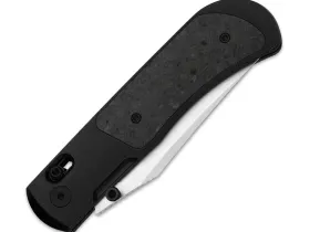 Складной нож Kizer Tycho Clip-Point, сталь M390, рукоять титан/карбон, черный