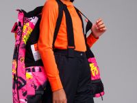 Куртка текстильная с полиуретановым покрытием для девочек