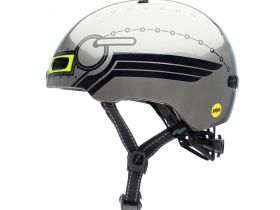 Nutcase Шлем защитный Nutcase Little Nutty Robo Boy, цвет Серый, ростовка XS
