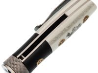 Складной нож Reptilian "Лесовик-01", сталь D2, рукоять G10, Limited Edition, белый