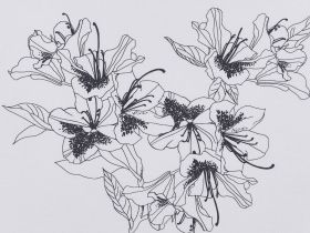 Футболка свободного силуэта с принтом