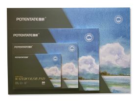 Альбом-склейка для акварели Potentate 19,5х27 см 20 л 300 г 100% хлопок, среднее зерно