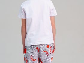 Комплект трикотажный для мальчиков: фуфайка (футболка), шорты