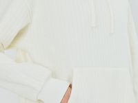 Худи с фактурными косами, Бежевый