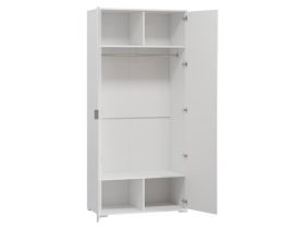 Распашной шкаф Стелла 2-100x220 Белый