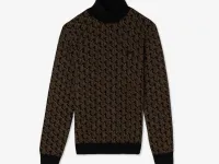 Мужской свитер Lacoste Contrast Collar Monogram