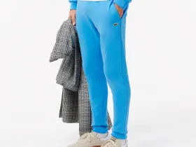 Мужские спортивные брюки Lacoste приталенного кроя