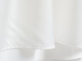 Блузка из сатина, Белый
