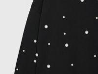 Свитшот с декоративными заклёпками, Черный