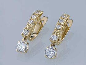 Серьги из желтого золота э0312сг03141500