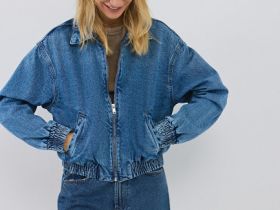 Прямые шорты со средней посадкой, Синий