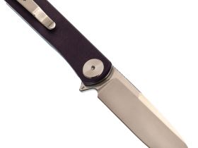 Складной нож Dr.Tech W3896GP, сталь D2, рукоять G10, фиолетовый