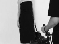 Платье-бюстье со съёмными бретелями, Черный