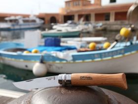 Нож складной Opinel №7 VRI Inox, сталь 12C27, рукоять бук