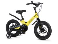 Детский велосипед Maxiscoo Space Deluxe Plus 14, год 2026, цвет Желтый