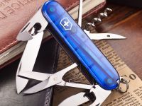 Нож перочинный Victorinox Climber, сталь X55CrMo14, рукоять Cellidor®, синий, 14 функций, 91мм