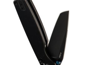 Складной нож Kizer Original 2 Tanto, сталь S45VN, рукоять титан, черный