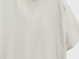 Базовая футболка из хлопка, Бежевый