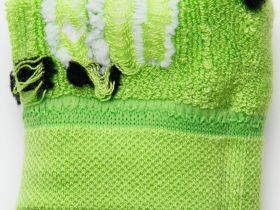 Термоноски трикотажные для девочек (низкие махровые)