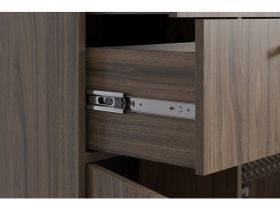 Обувница подвесная Сайрис 98x99 Орех Карини