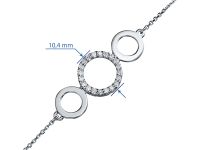 Браслет из белого золота э4712бр08165100