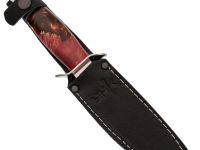 Нож Финка, сталь 95х18, рукоять кап клена/акрил