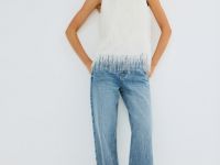 Широкие джинсы, Голубой