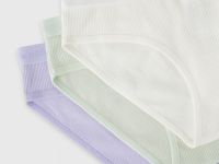 Трусы для девочек, 3 шт., Белый