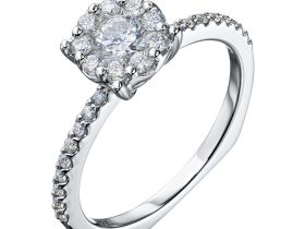 Кольцо из белого золота э4712кц11173700