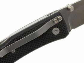 Нож складной LionSteel 8800 BK Opera, сталь D2 Tool Steel, рукоять стеклотекстолит G-10, черный