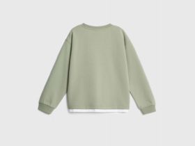 Свитшот с принтом для мальчиков, Зеленый