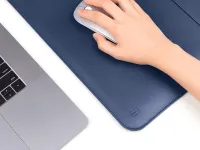 Чехол для ноутбука WIWU Skin Pro II PU Leather Sleeve для Apple MacBook Air 15.3" (синий)
