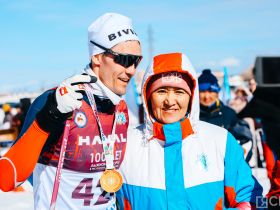 Звезды Олимпийских игр пробежали лыжный марафон с якутянами