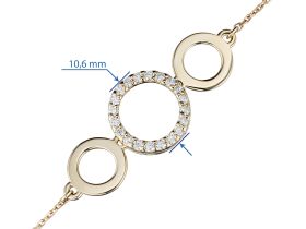 Браслет из желтого золота э0312бр08165100