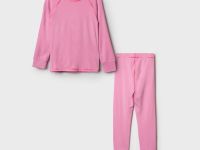 Термокомплект трикот. для девочек: фуфайка (футболка) с длин. рук, брюки для эпизод. использования