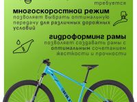 Горный велосипед Cube Aim Race 29, год 2025, цвет Голубой-Черный, ростовка 18.5