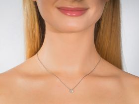 Классическая подвеска из серебра э0612пд09164200_white