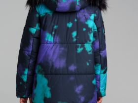 Пальто текстильное с полиуретановым покрытием для девочек