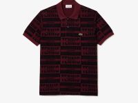 Мужское поло Lacoste L.12.12 с принтом