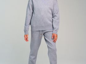 Комплект трикотажный для девочек: джемпер, брюки