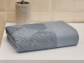 Полотенце махровое Zigzag, синее