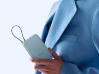 Портативный внешний аккумулятор Xiaomi Mi Power Bank Pocket 10000 mAh/кабель Type-C (P15ZM) (голубой)