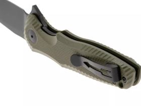 Складной нож Spartan Blades Poros, сталь 154CM, рукоять G10, зеленый