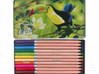 Набор карандашей цветных Colorino "Artist" 12 цветов, металлическая коробка