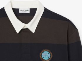 Мужское поло-регби Lacoste свободного кроя